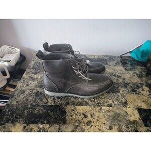 Hawke and Co. "Barnes" Lace-Up Boot,  ,Gray Men's Size 13